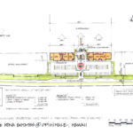 Retail Commercial Center & Entrance - Site Plan